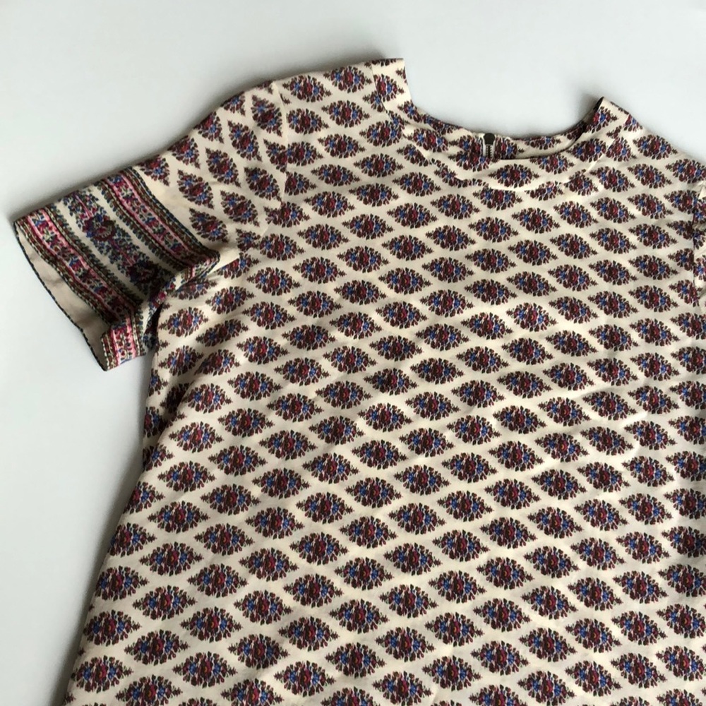 || MADEWELL || 100% silk Floral pattern top